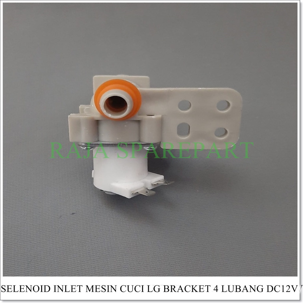 Selenoid / Water Inlet Mesin Cuci LG INLET SINGLE BRACKET LUBANG 4 (DC 12V)