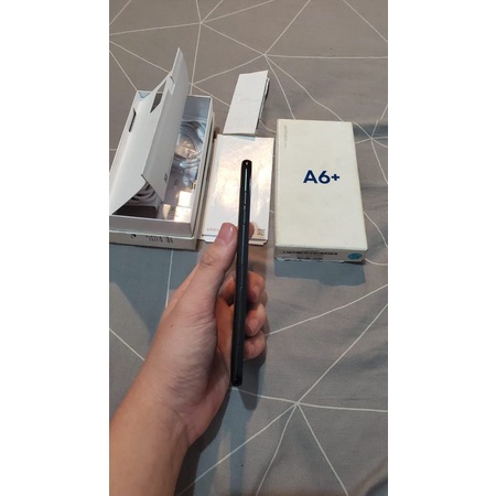 samsung A6+ second ram 4/32gb fullset mulus