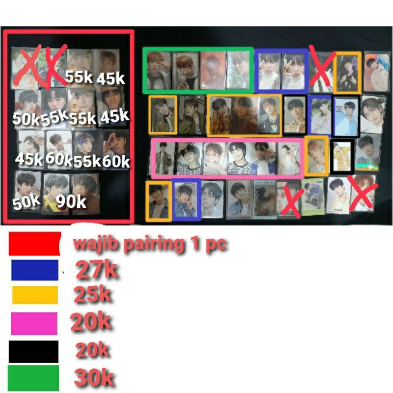 PC PHOTOCARD JAEHYUK, HYUNSUK,JUNKYU,MASHIHO,JIHOON CHAPTER 1 2 3 FA