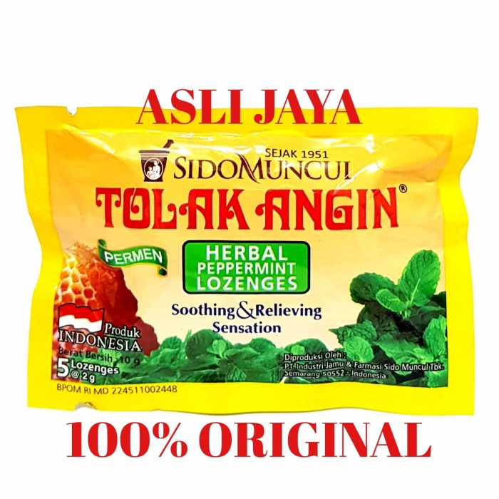 

TOLAK ANGIN PERMEN SUPER AMPUH