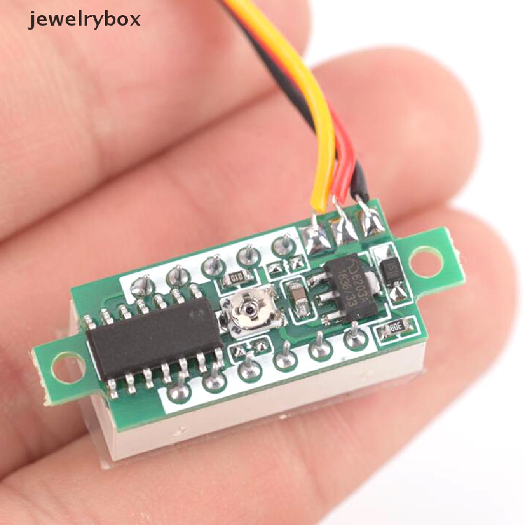 (Box) Voltmeter Digital Mini DC 0-100V Dengan Layar LED 3 Digit