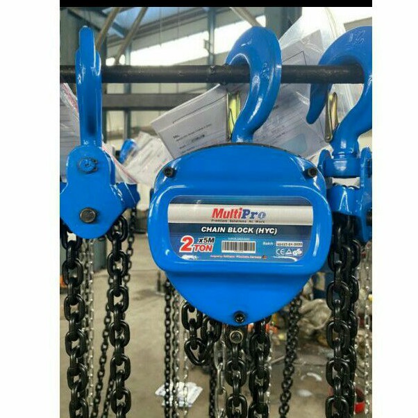 multipro katrol 2ton 5m takel chain block hyc 2 ton 5 meter