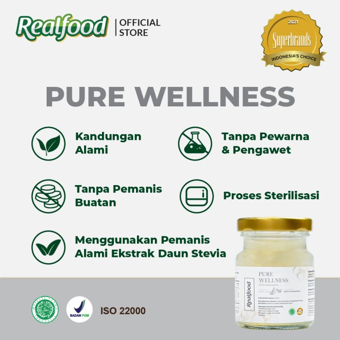 

MINUM-SIAP-DRINK-TO-READY- REALFOOD PURE WELLNESS MINUMAN SARANG BURUNG WALET + DAUN STEVIA -READY-