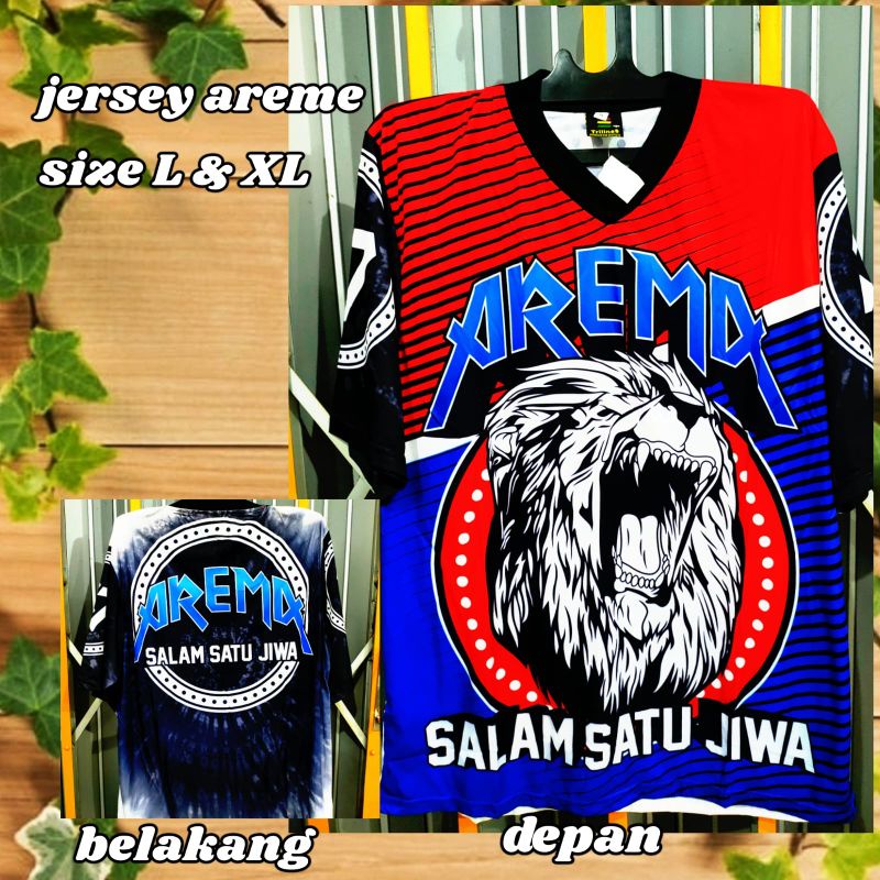 KAOS AREMA - JERSEY AREMA - BAJU AREMANIA FULL PRINTING