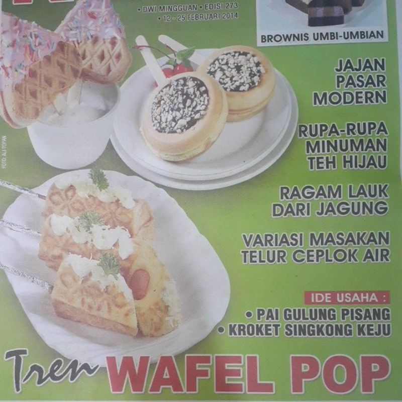 Resep Masakan : Tabloid KOKI edisi 273 : Tren WAFEL POP