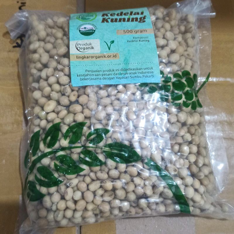 Kacang Kedelai Kuning Lingkar Organik 500 gram