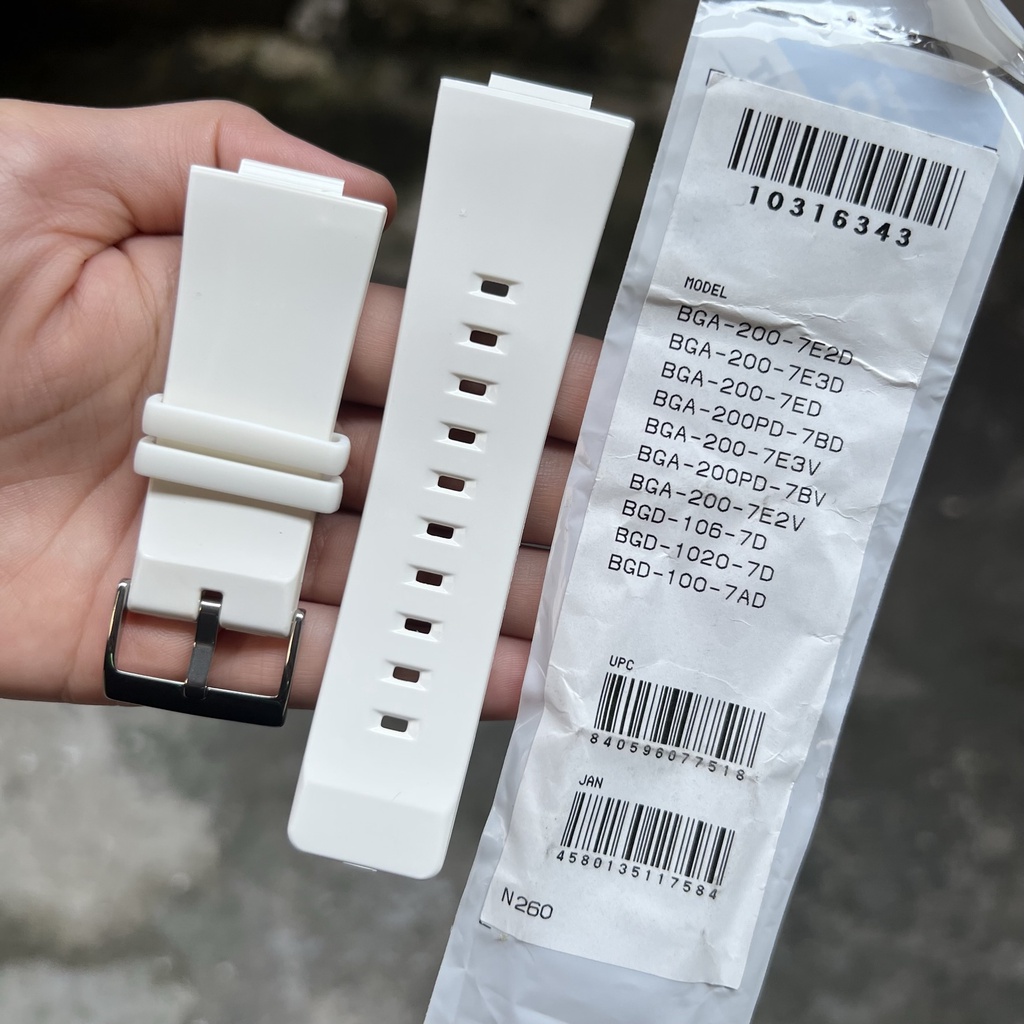 Tali jam tangan casio baby-g BGA-200 BGD-106 original strap band BGA 200 BGD 106