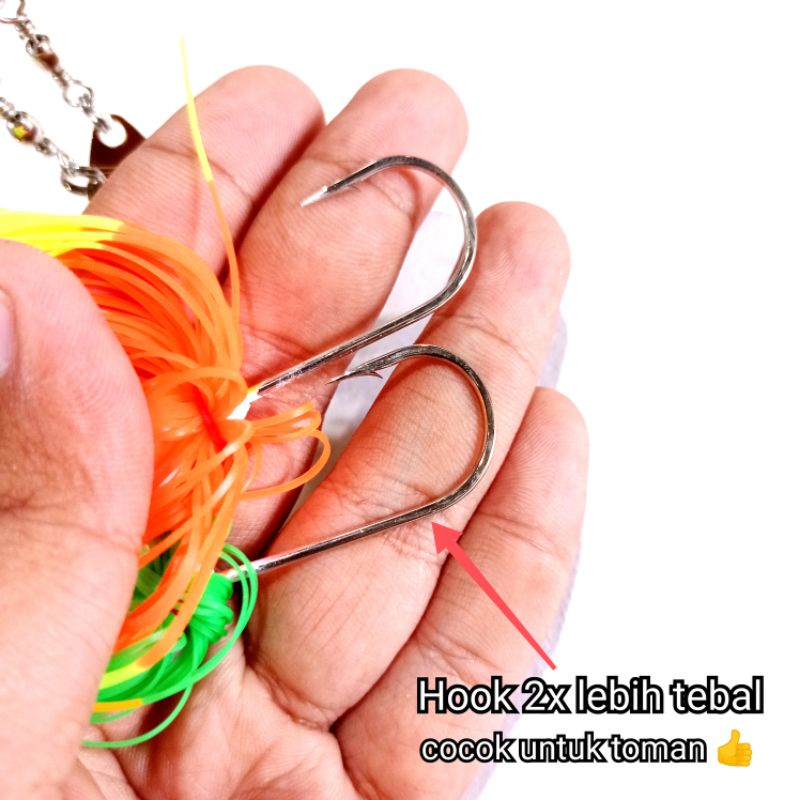 Spinner Bait MINI / Kecil 6,5gr Ultralight - Lure Spinner Blade Umpan Casting Gabus Kerandang