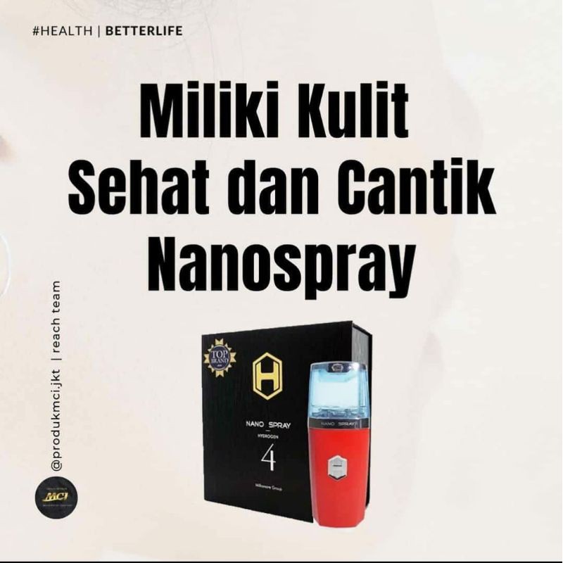 Nano Spray V4 Hydrogen Nanospray Mci Top Brand Shopee Indonesia