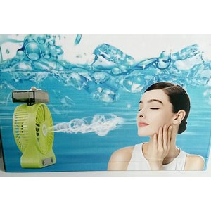 Kipas angin mini fan + nano spray mist fan kipas mini kipas portable