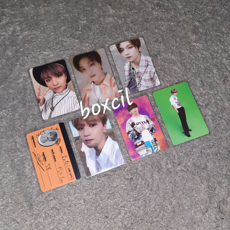 PC ALBUM HAECHAN (CHERRY BOMB, BORING, CHILLING, AR CLIP HOT SAUCE, STICKER)