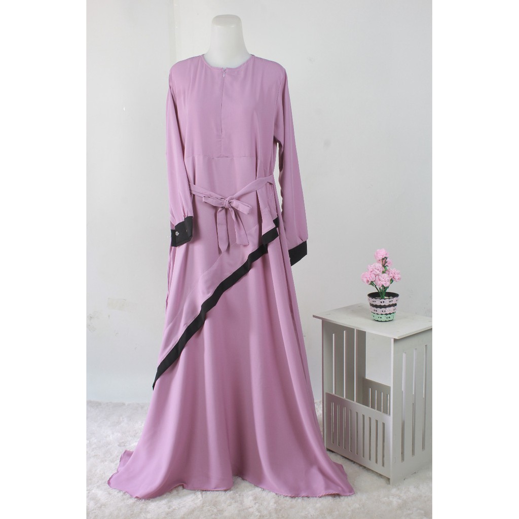 Gamis syari wolfis set cadar DEANA khimar syar'i niqob purdah niqobis muslimah fashion jilbab masker