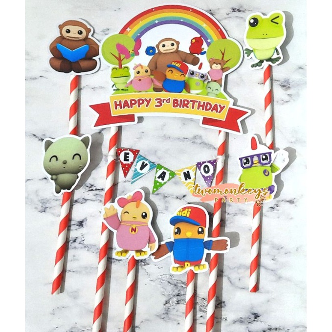 Topper Cake / Hiasan Kue Didi & Friends