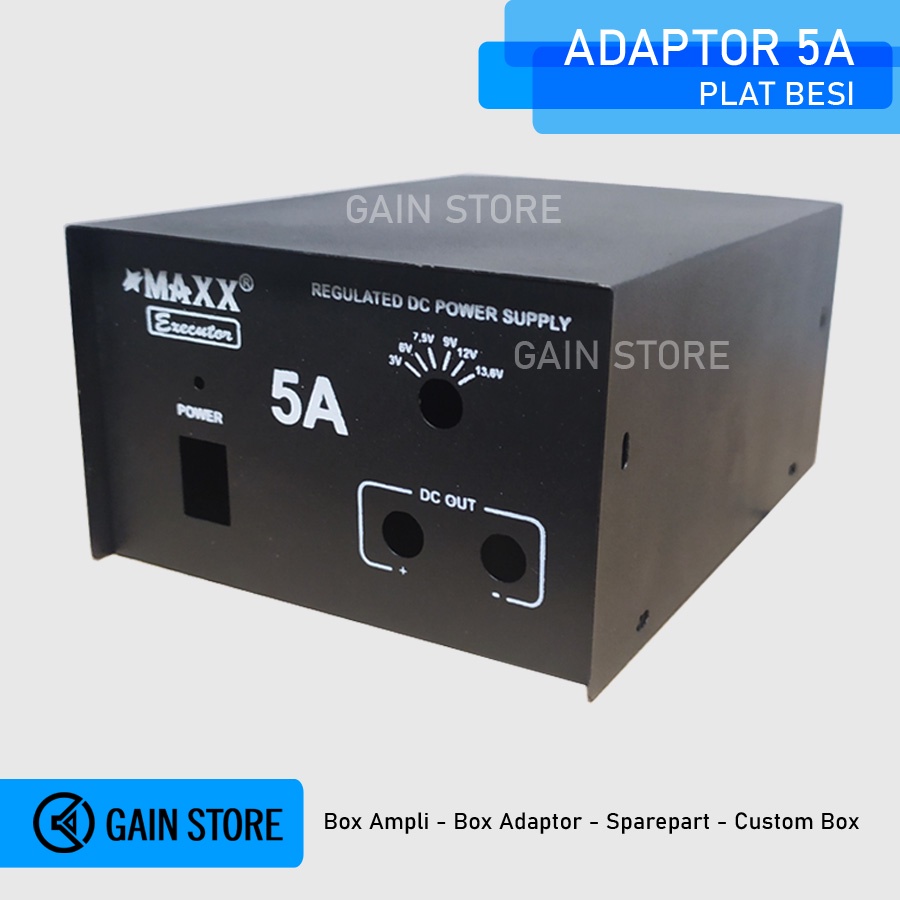 BOX ADAPTOR 5A AMPERE MAXX PLAT BESI