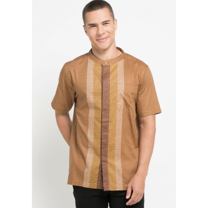 POLICE DENIM - BAJU KOKO PRIA ORIGINAL - 4E8FC Koko Short Sleeve Shirt