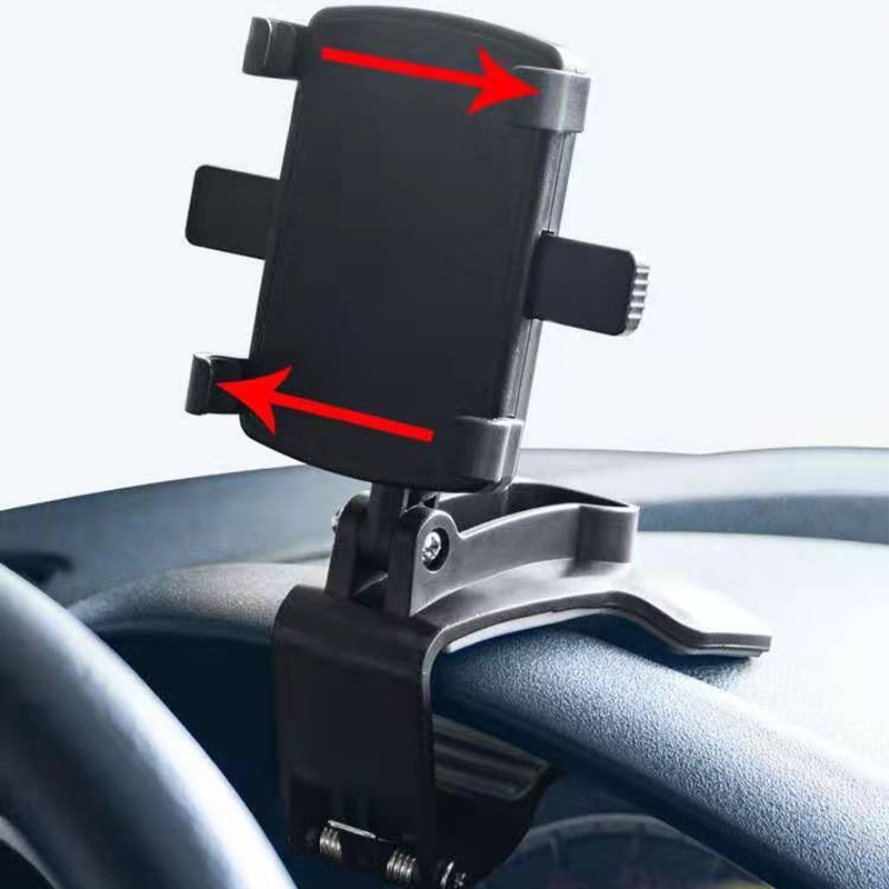 COD❤Holder Hp Dashboard Mobile Jepit 360 Degrees 3 In 1 Universal Aone