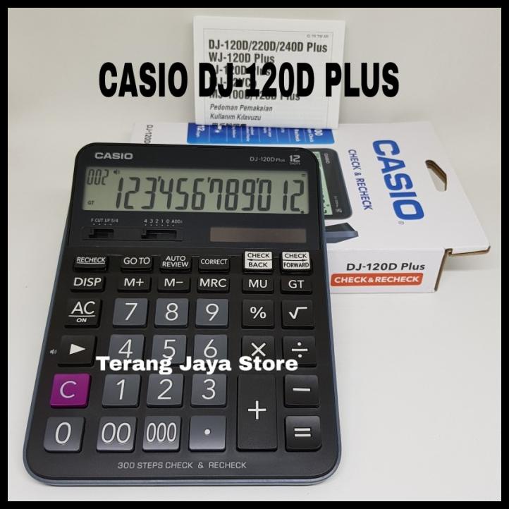 

Kalkulator Casio Dj-120D Plus Kalkulator 12 Digit Casio Dj-120 D Plus