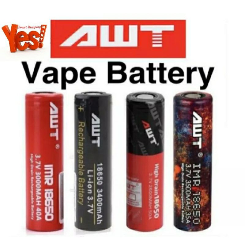AWT 18650 Rechargrable Battery