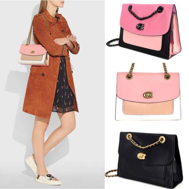 COACH Parker in Colorblock tas Original authentic asli crossbody slingbag selempang