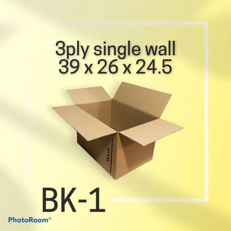 

KARDUS KARTON BOX POLOS 39X26X24.5 CM POLOS BARU