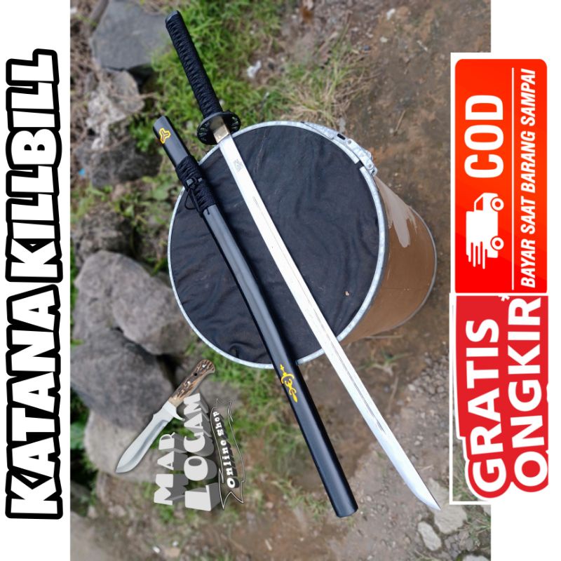 GRATIS ONGKIR!!! Samurai Hatori hanzo katana kilbil hitam termurah