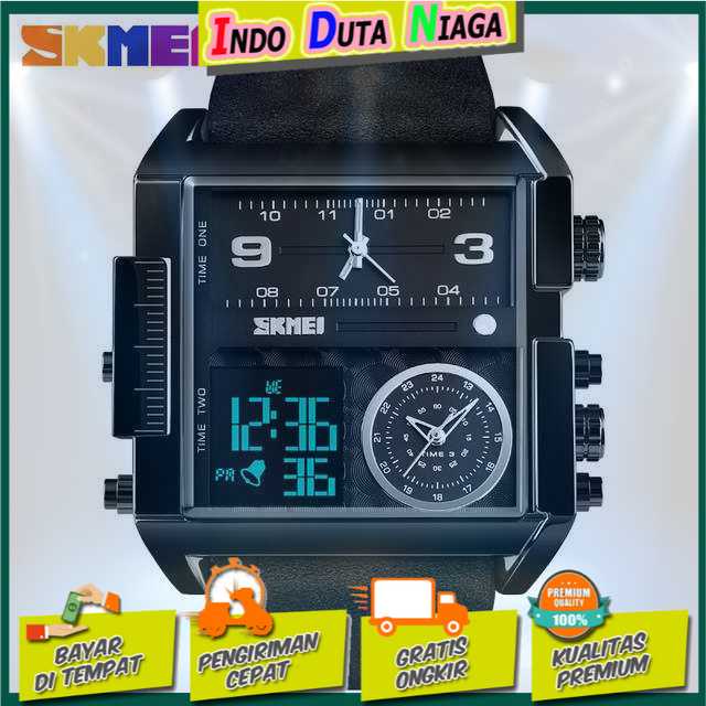 IDN - SKMEI Vogue Jam Tangan Digital Analog Pria - 1391