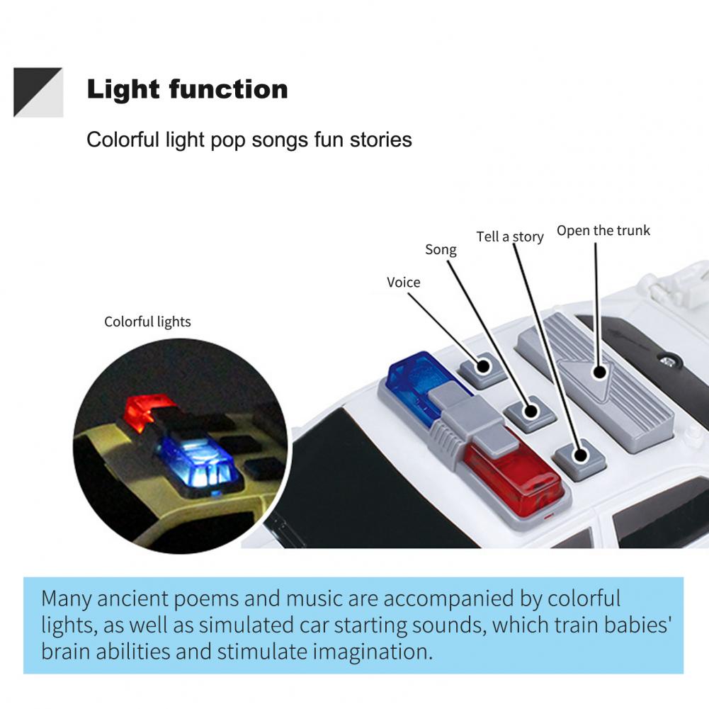 

Noida City Service 1:20 Mobil Polisi Mainan / Dengan Mesin Friction / Lampu dan Suara / Via SNI