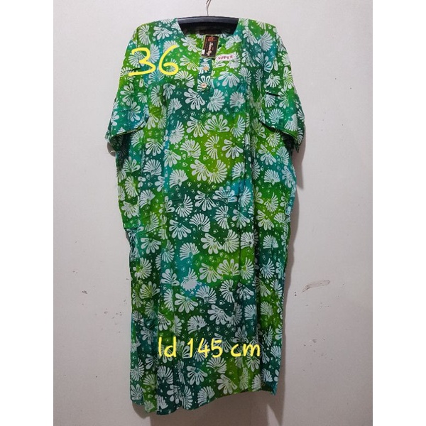 YULI - DASTER L5 REMEK LD 140 - 150 CM PB 110 CM BATIK KENCANA UNGU LABEL HITAM KUH-No 36