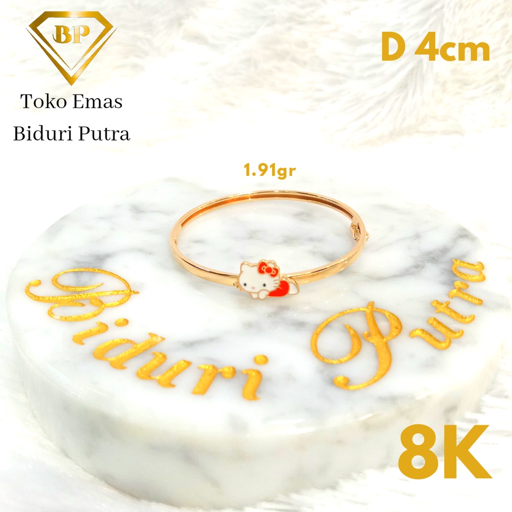 Gelang Bayi Anak Perhiasan Emas Asli Kadar 8K/375 Toko emas biduri putra