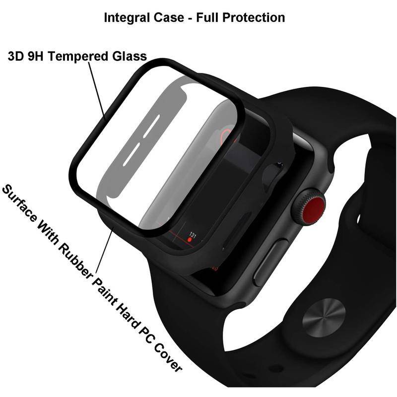 Case Pelindung Layar Bahan Kaca Matte Untuk Apple Watch T500 FT50 FT30 q99 U78 + T5 W34 F10 T55 T5s W55 M33 C200