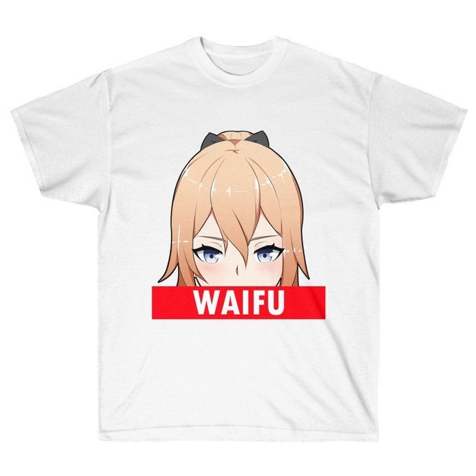 Tshirt Genshin impact Jean as Waifu Kawaii Girl Character Game