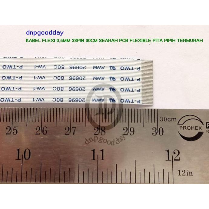

Kabel Flexi 0,5Mm 33Pin 30Cm Searah Pcb Flexible Pita Pipih Termurah Dnpgood11 Segera Dapatkan