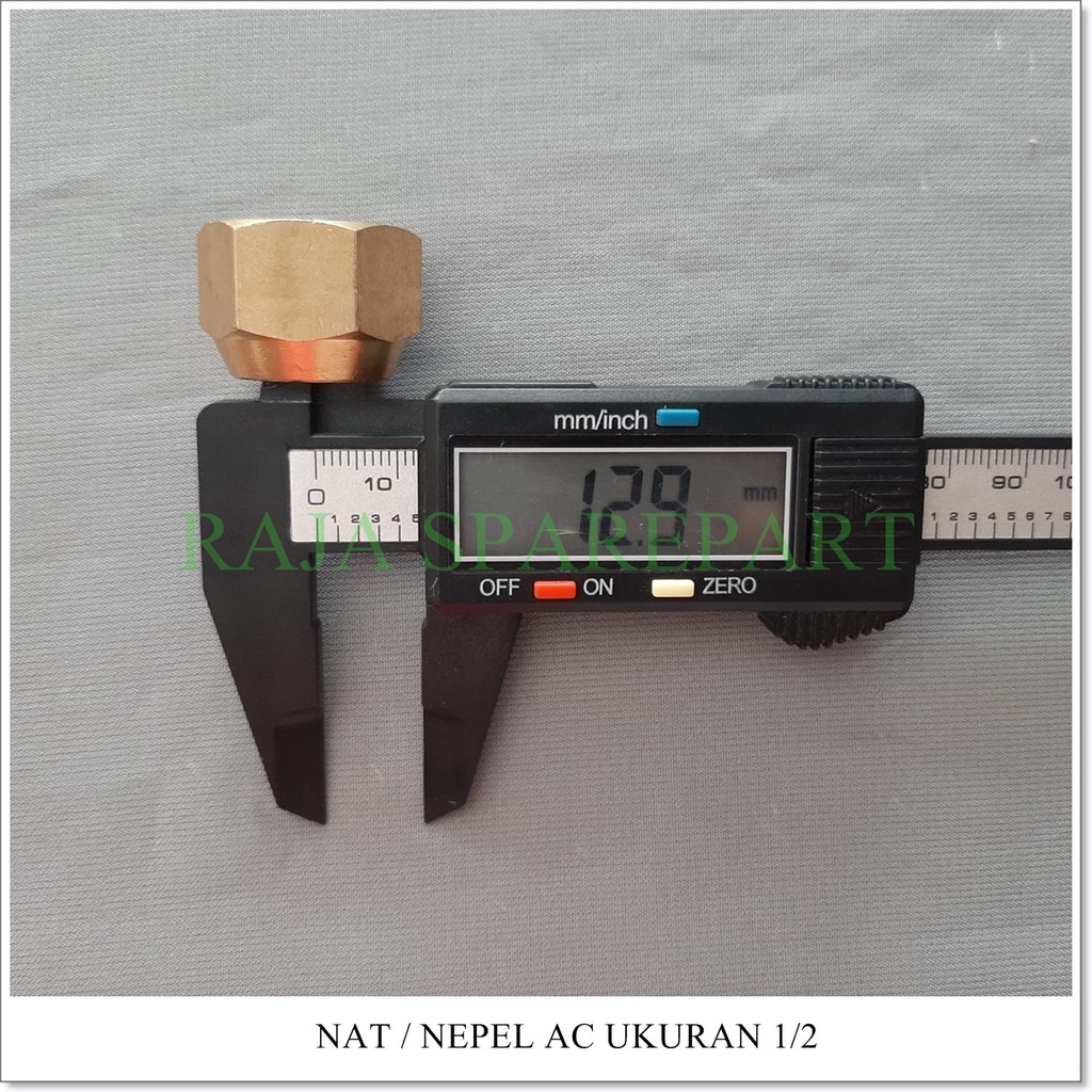 N1/2 NAT/NUT NEPEL/ NEPEL PIPA AC UKURAN 1/2&quot;