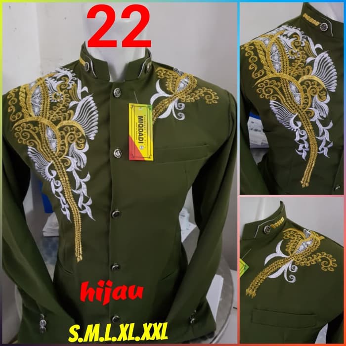 jasko hijau bordir no 22