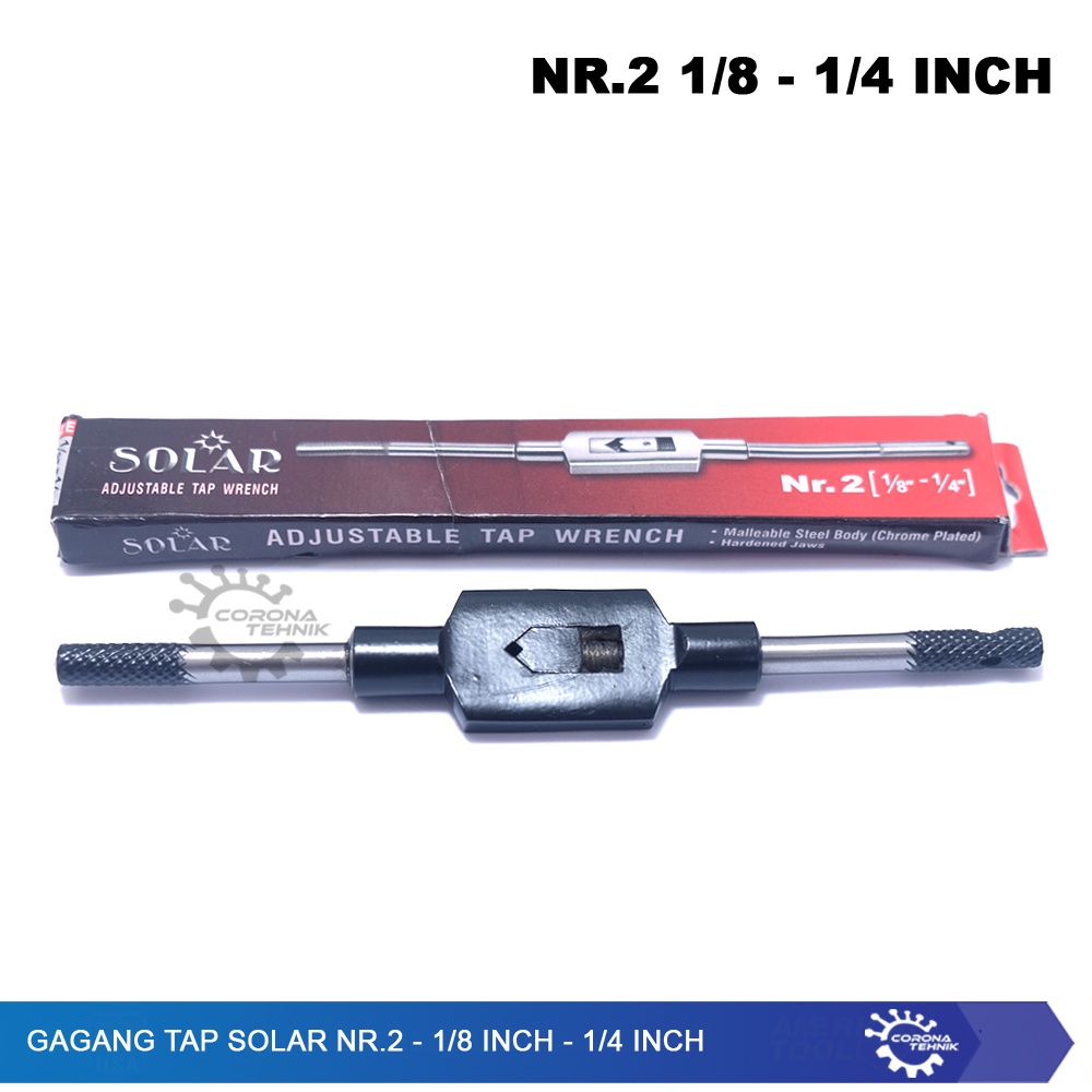 Nr.2 - Gagang Tap Solar - 1/8 Inch - 1/4 Inch (M2-M8)