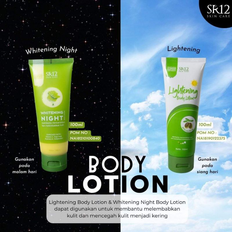 LOTION PEMUTIH BADAN AMPUH TERBUKTI BPOM body lotion putih handbody pemutih tubuh henbody putih SR12