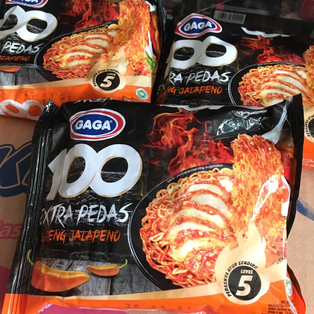 

Mie Gaga 100 Goreng Jalapeno Extra Pedas 85gr