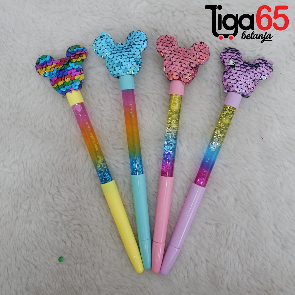 365 GEL PEN #41153 Pulpen Gel Glitter Karaker Lucu