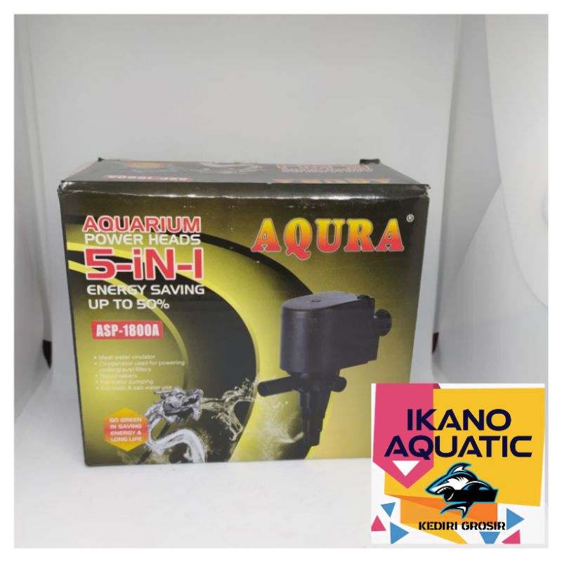 Aqura 1800 pompa aquarium kolam