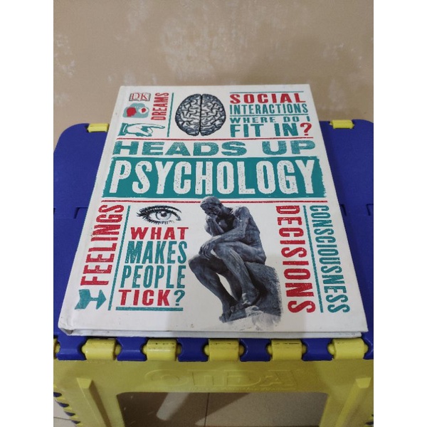 ORIGINAL HARD COVER heads up psychology DK HC buku book books import impor bekas preloved second