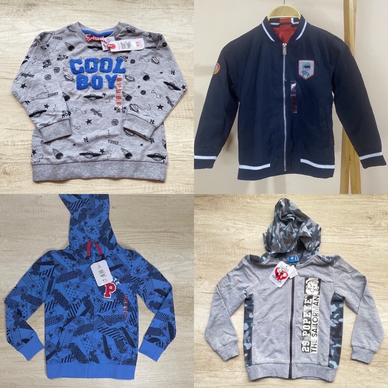 (6 BULAN - 16 TAHUN) POPEYE JACKET ANAK LELAKI / JAKET ORIGINAL / BABY POPEYE / COOL KIDS / BAYI