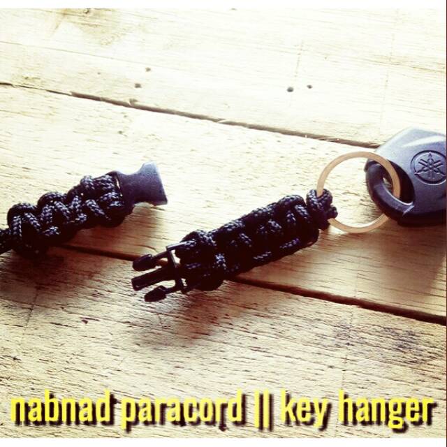 Nabnad Gantungan Kunci Motor Mobil NGK03 Custom Unik Murah Lucu Handmade Tali Paracord 4mm Untuk Bah