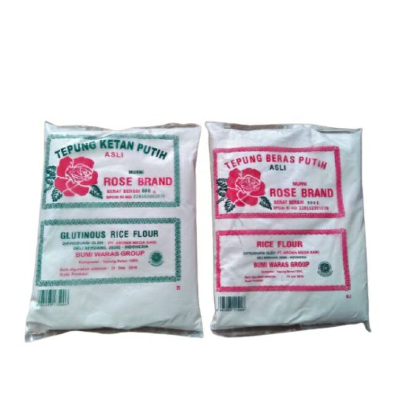 

Tepung Ketan / Tepung Beras Rose Brand 500gr
