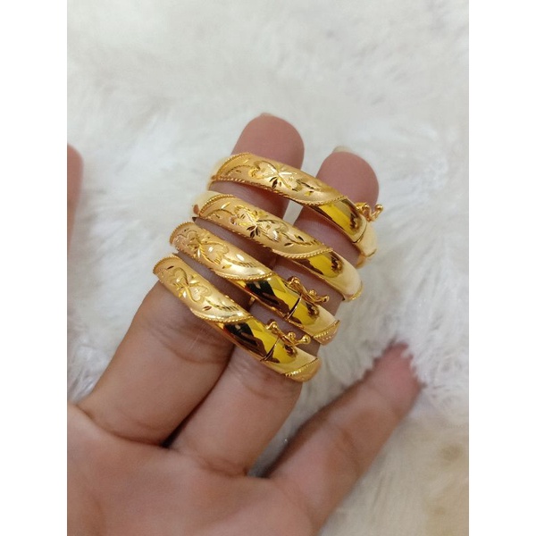 GELANG BANGKOK ANAK PERAK 925 LAPIS MAS