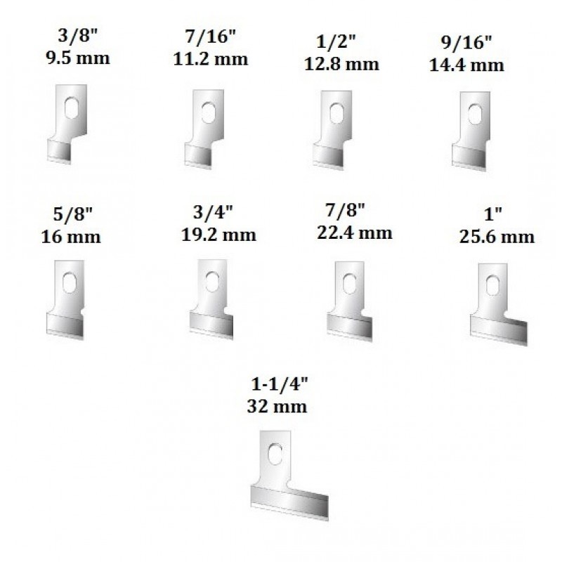 Mata Pisau Mesin Lubang Kancing Industrial (Isi 12 pcs)