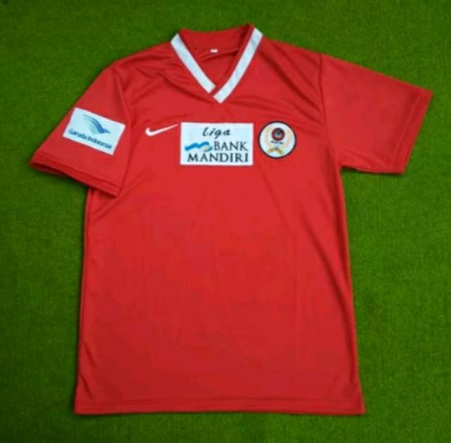 Jersey Semen Padang FC Home 2001 Liga Bank Mandiri Merah Retro Grade Ori Lokal