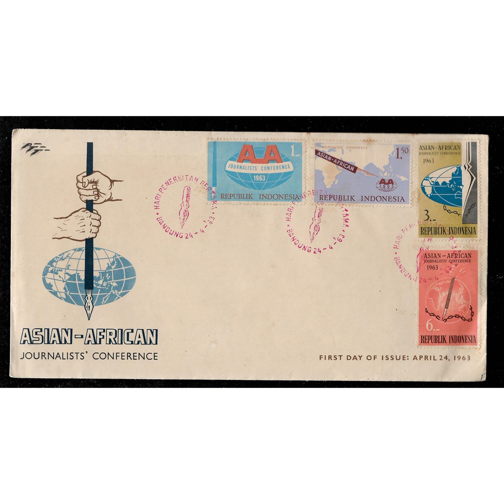 

SHP Indonesia Seri Konferensi Wartawan Asia Afrika Th 1963 Unused