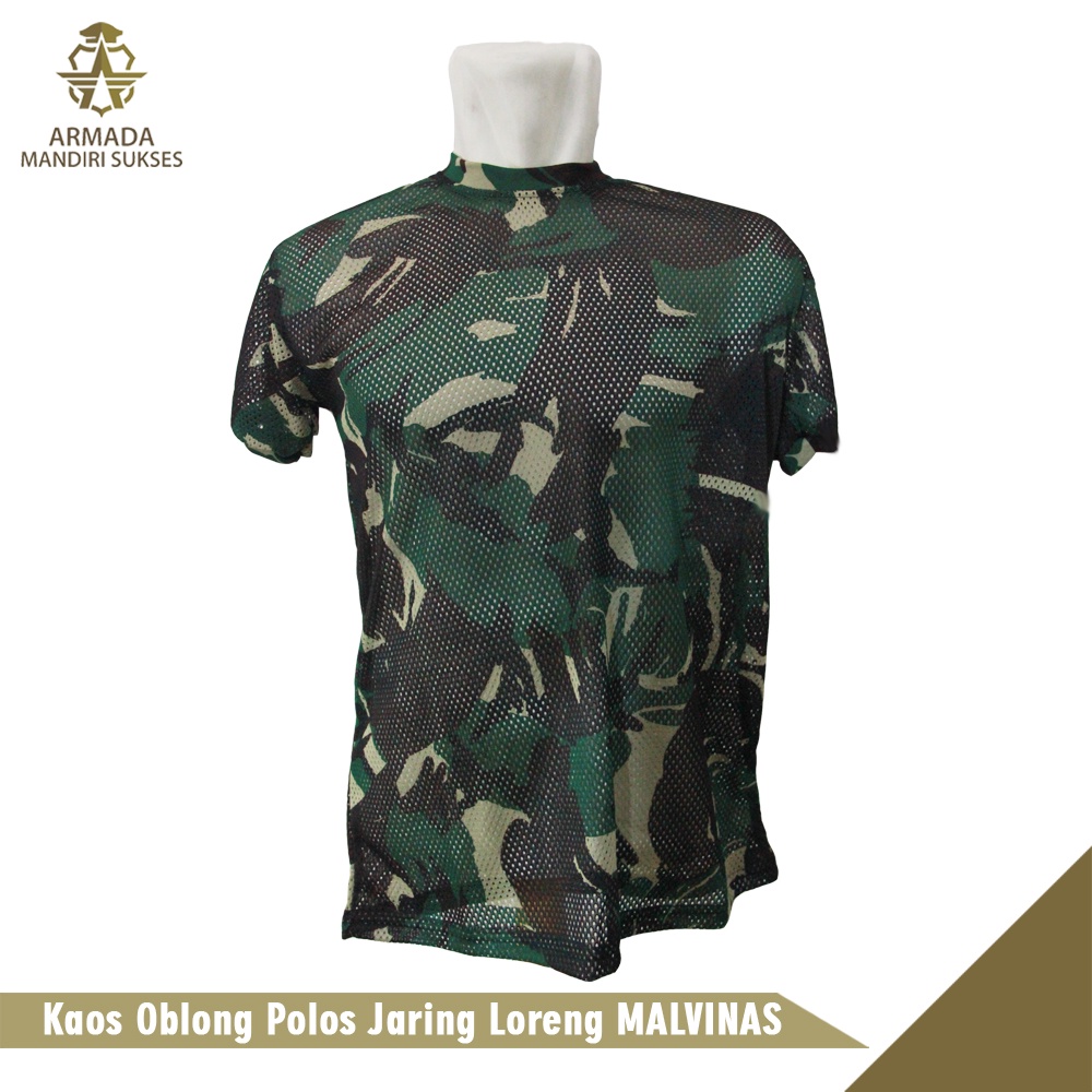 Kaos Loreng Malvinas Jaring - Kaos Malvinas