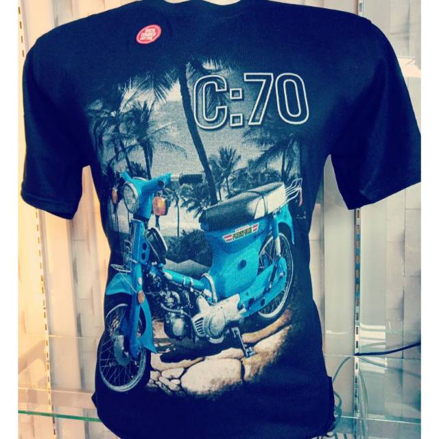Kaos Motor C70 Kaos Honda C70 Kaos Motor Jadul Kaos Keren Kaos Motor Kaos Distro Kaos Murah Shopee Indonesia