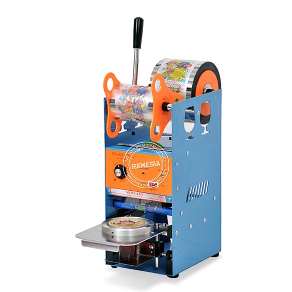 Omicko Cup Sealing Machine Cup Sealer Mesin Press Gelas Plastik FREE 1 ROLL PLASTIK Bergaransi